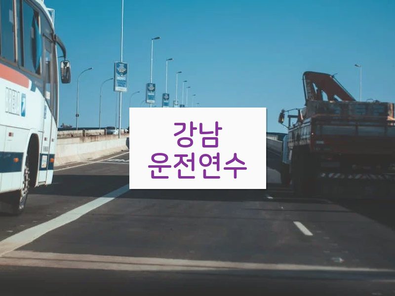 강남운전연수 후기