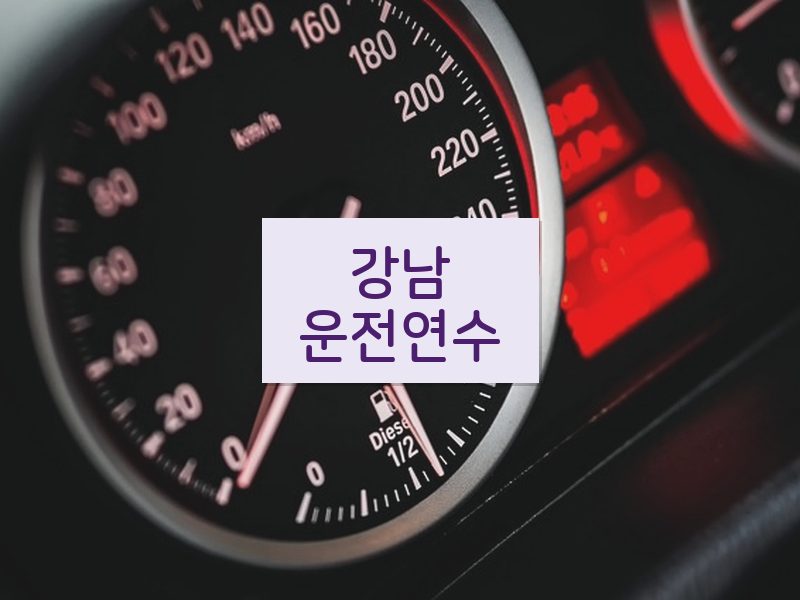 강남운전연수 후기