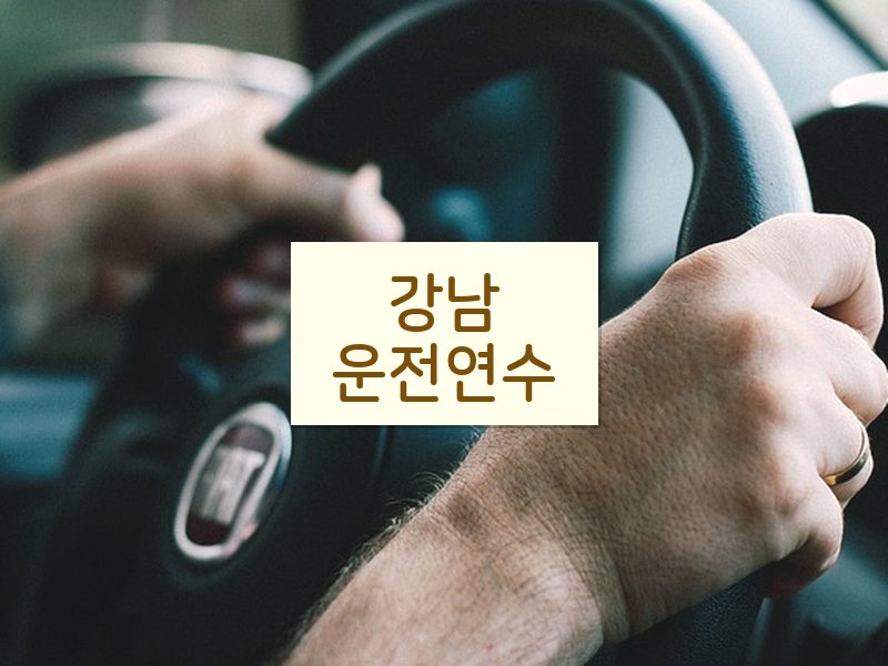강남운전연수 후기