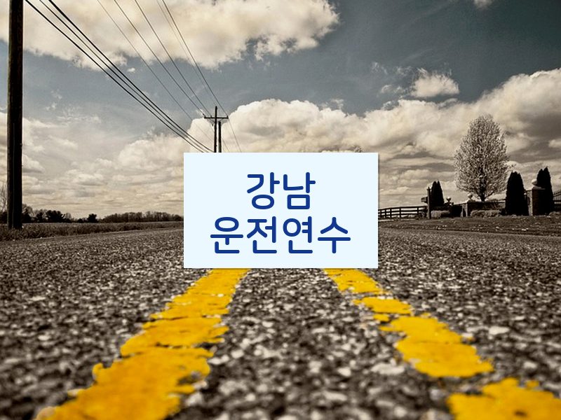 강남운전연수 후기