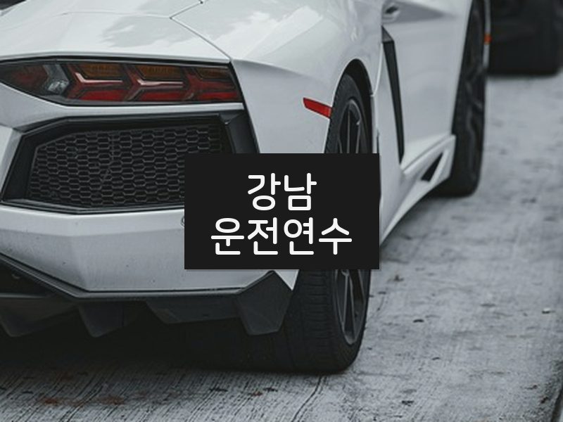 강남운전연수 후기