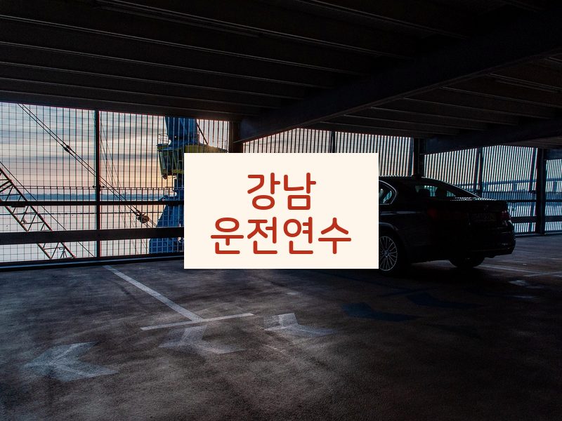 강남운전연수 후기