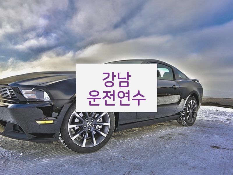 강남운전연수 후기