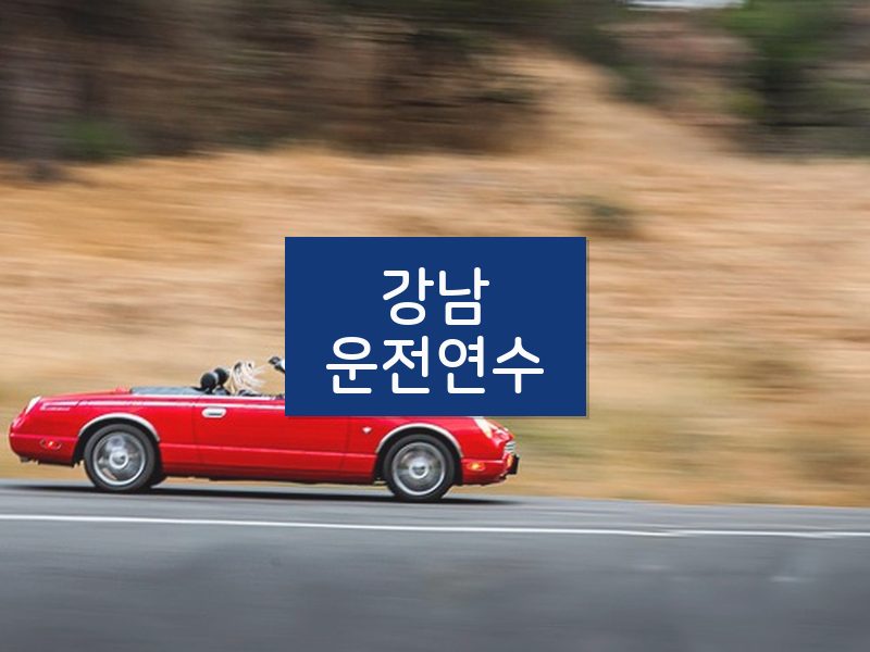 강남운전연수 후기