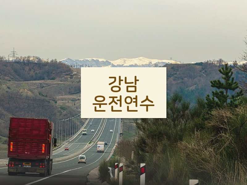 강남운전연수 후기