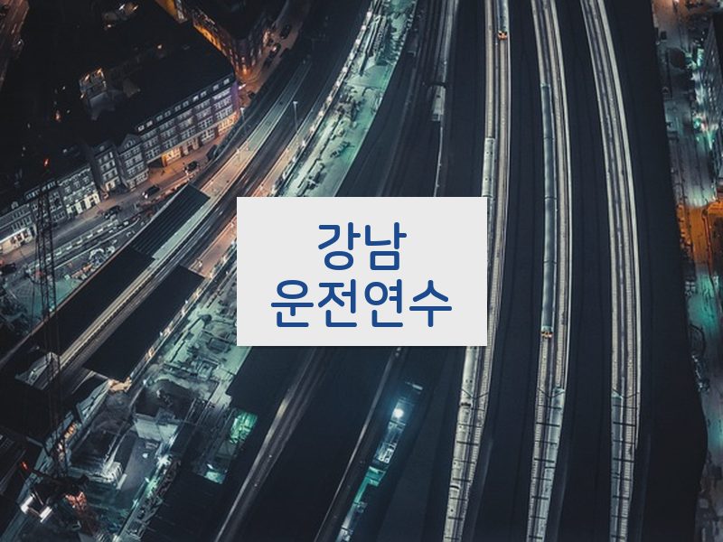 강남운전연수 후기