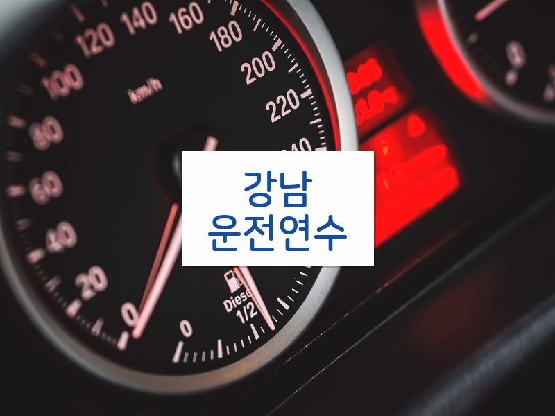 강남운전연수 후기