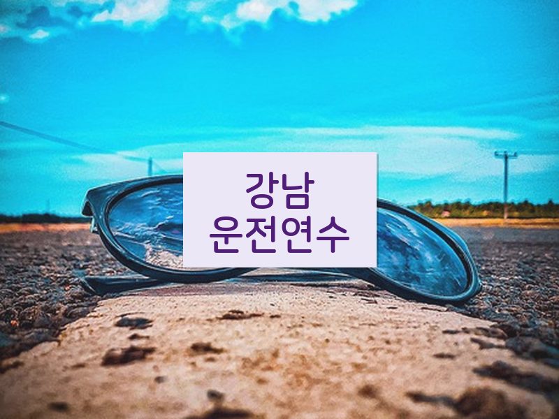 강남운전연수 후기