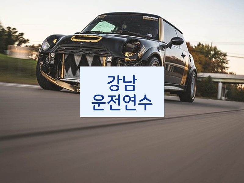 강남운전연수 후기