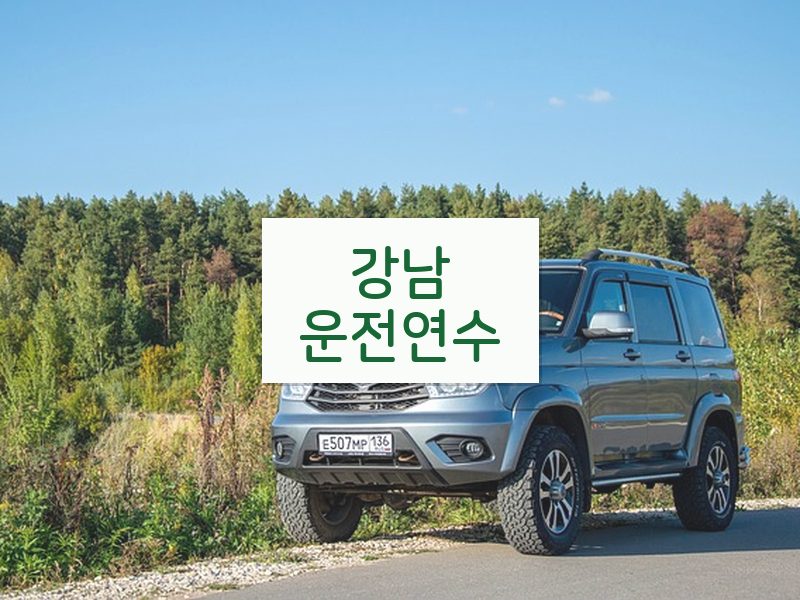 강남운전연수 후기