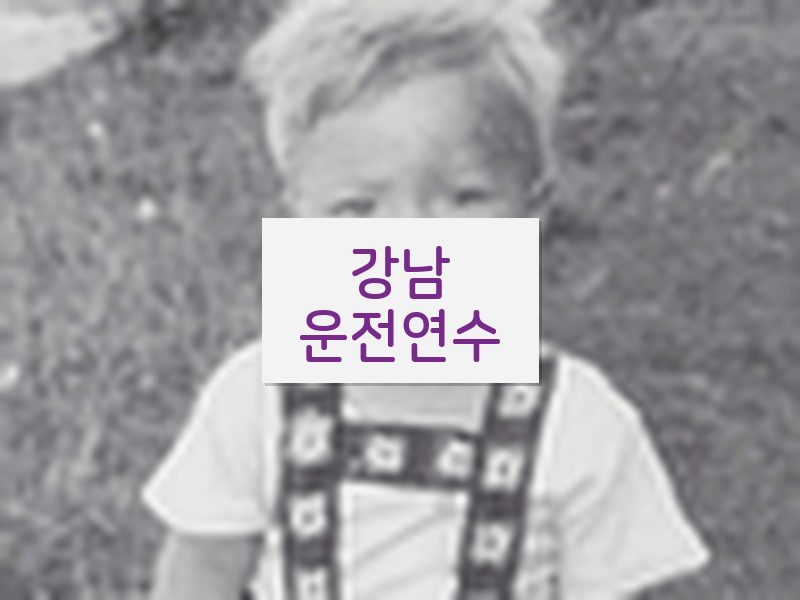 강남운전연수 후기