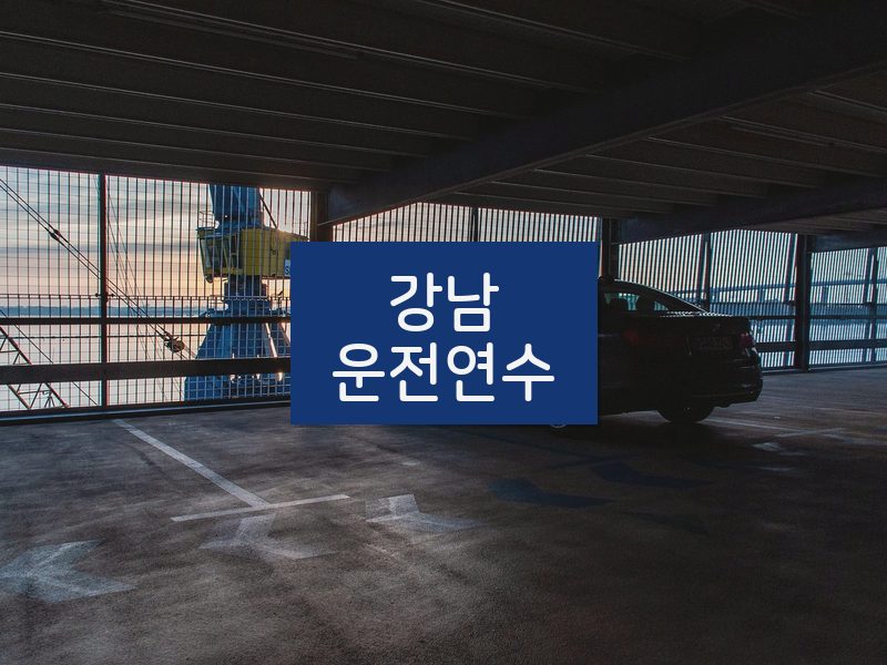 강남운전연수 후기