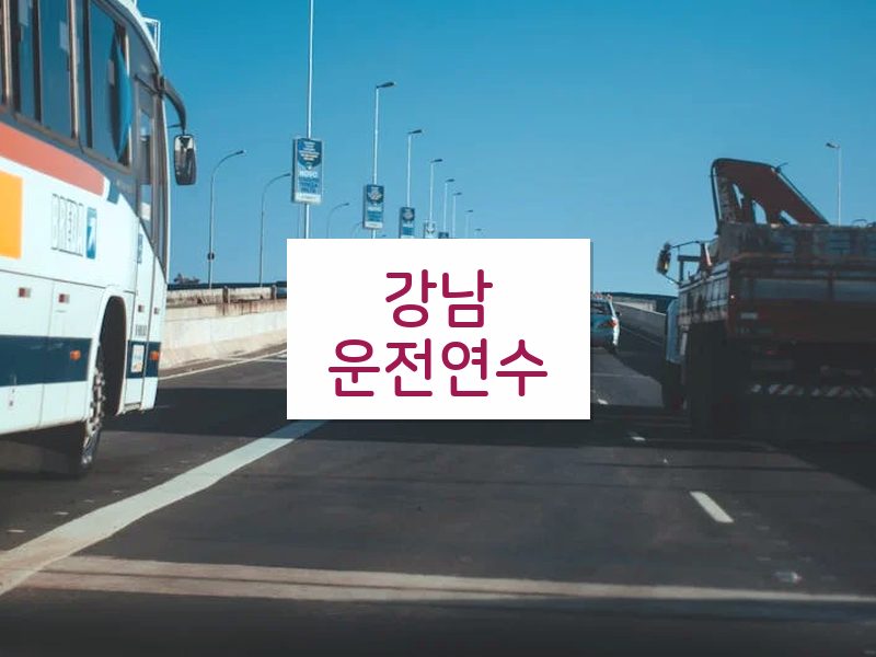 강남운전연수 후기