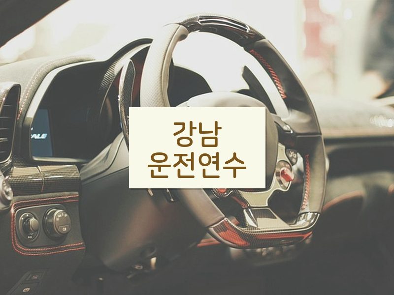강남운전연수 후기