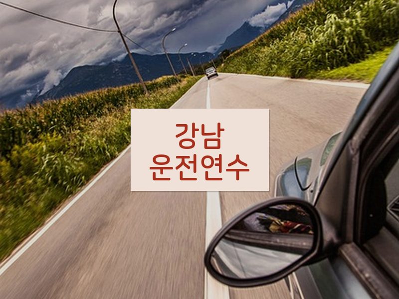 강남운전연수 후기
