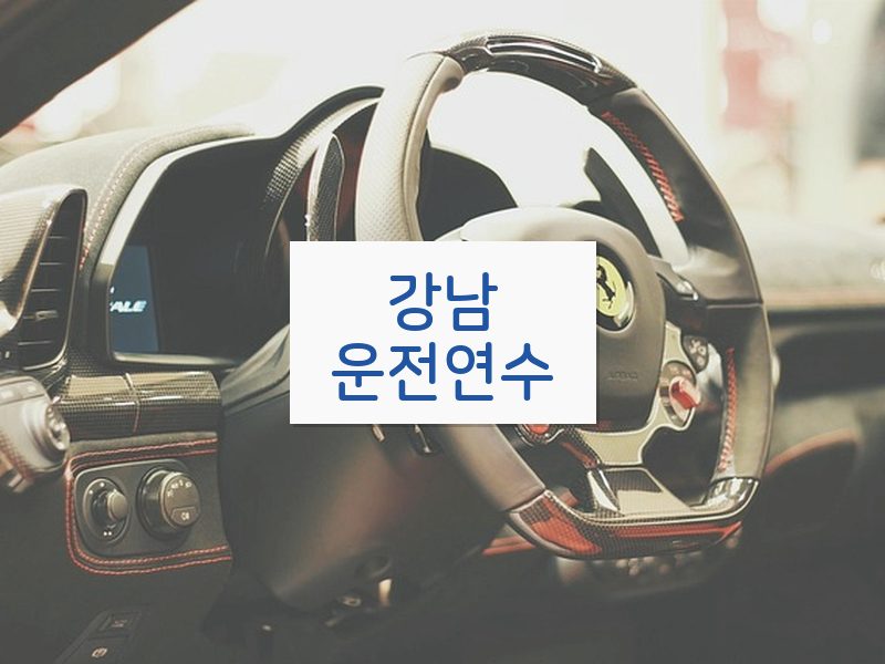 강남운전연수 후기