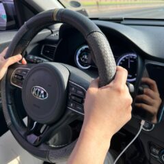 고속도로 출입 차로 운전