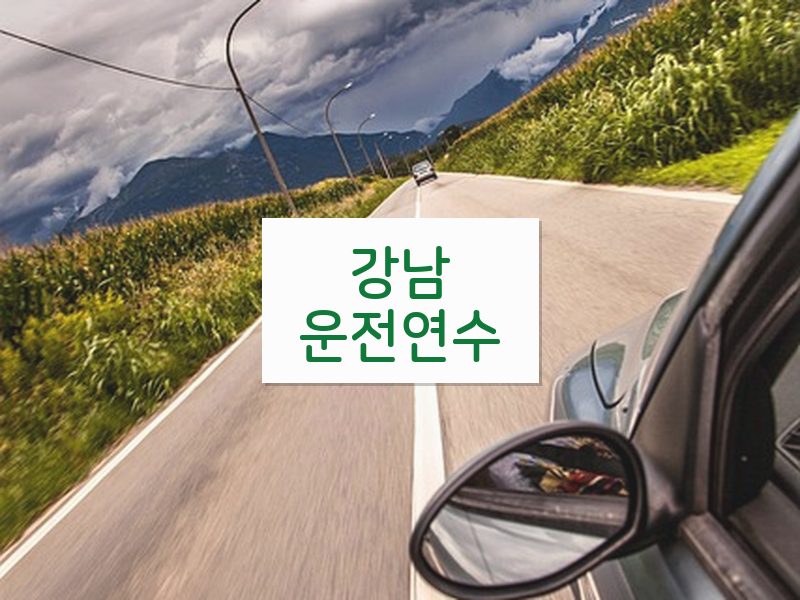 강남운전연수 후기