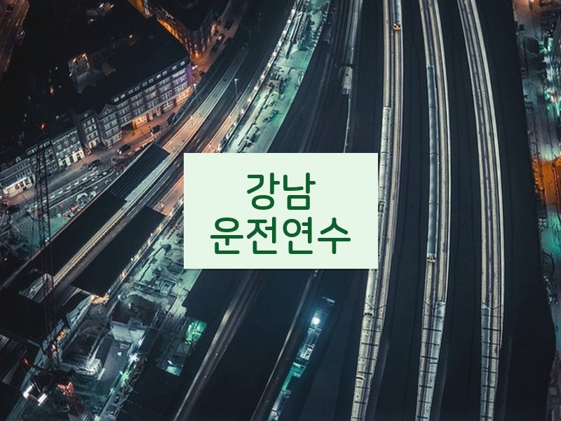 강남운전연수 후기