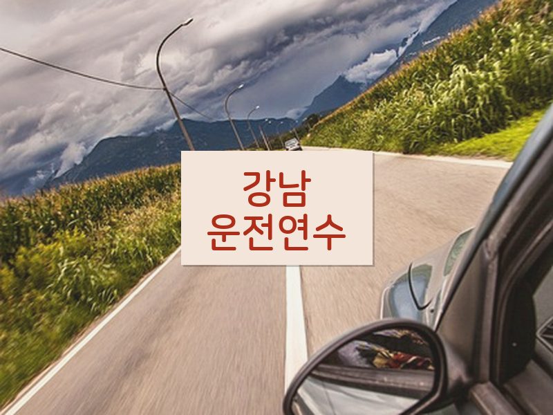 강남운전연수 후기