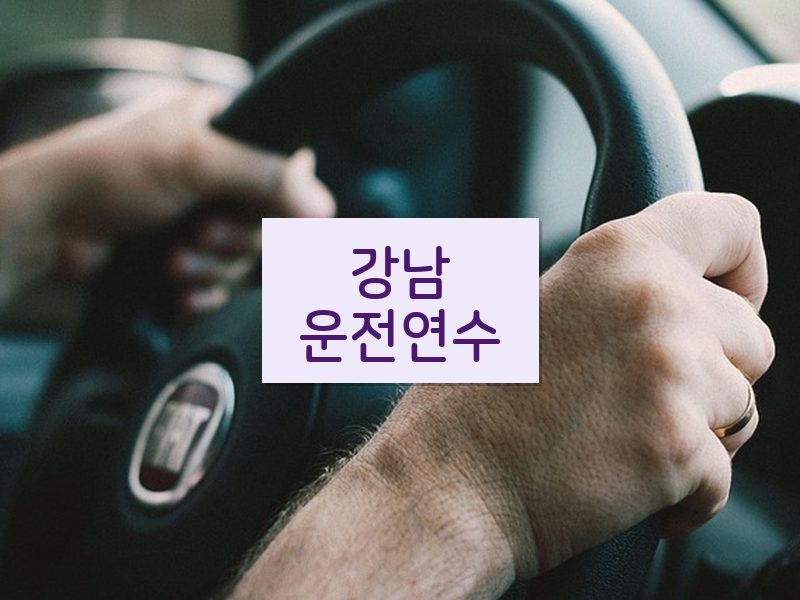 강남운전연수 후기