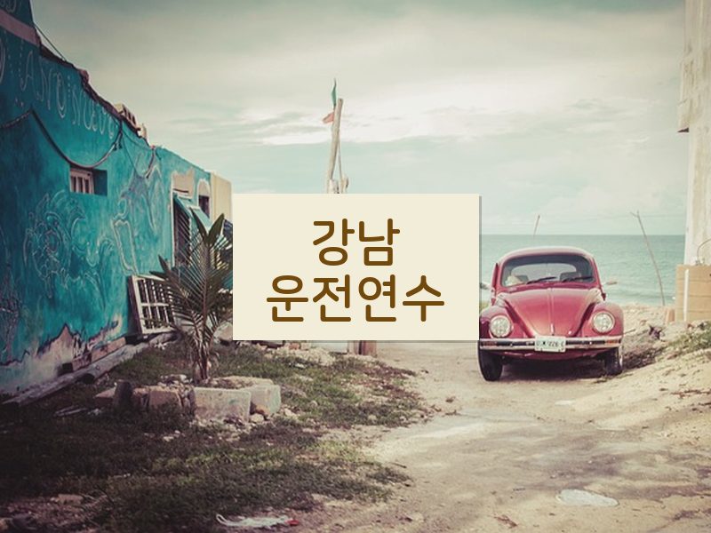 강남운전연수 후기