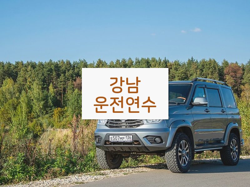 강남운전연수 후기