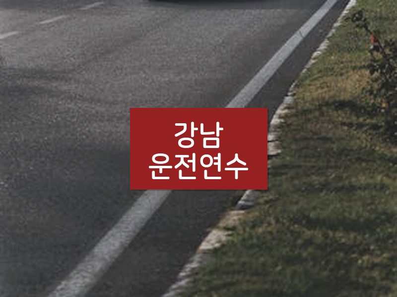 강남운전연수 후기