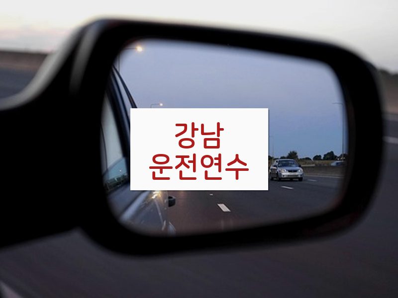 강남운전연수 후기